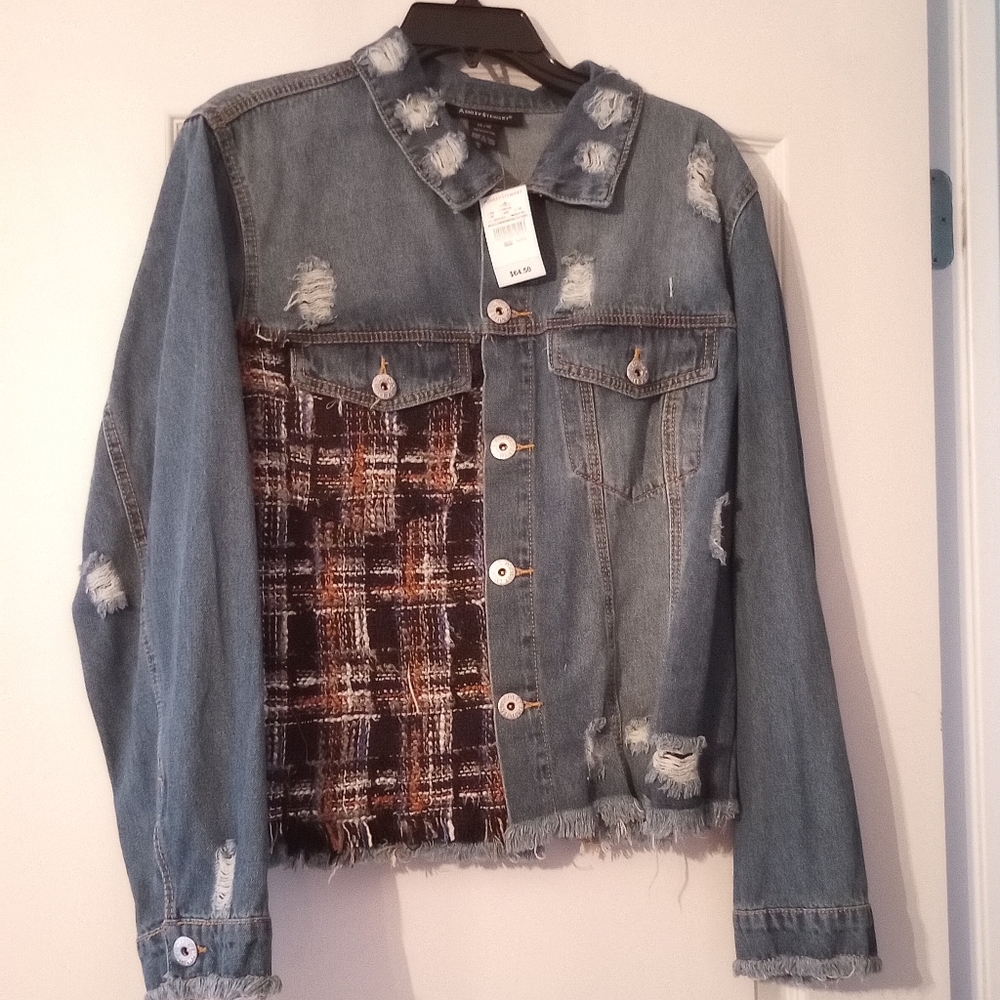 Jean and Tweed Skirt/Jacket Set
